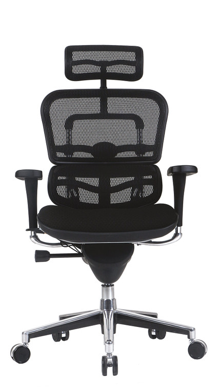 Homeroots 26.5" X 29" X 46" Black Fabric Mesh Chair 372363