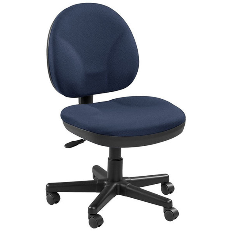 Homeroots 20" X 24" X 36" Blue Fabric Chair 372433