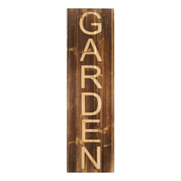 Homeroots Carved "Garden" Wood Panel Wall Decor 373327