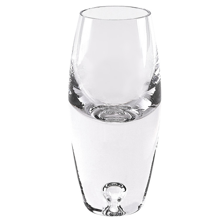 Homeroots Mouth Blown Glass Pair Of Tall Shot Glasses 2.5 Oz. 376137