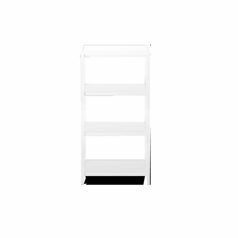 Homeroots 60" Bookcase With 2 Shelves In White 379947