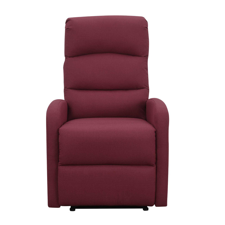 Homeroots Relaxing Red Recliner Chair 379979