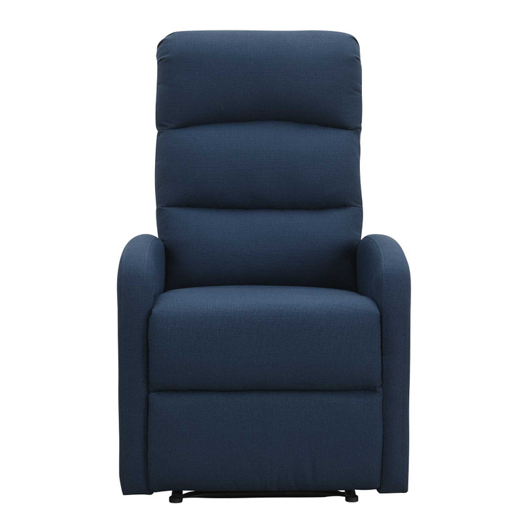 Homeroots Relaxing Navy Blue Recliner Chair 379981