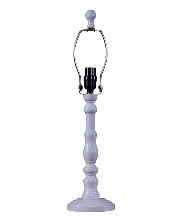 Homeroots White Classic Urn Shape Table Lamp Base 380112