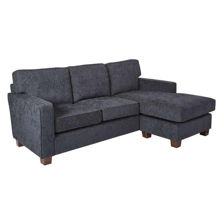 Office Star Starling 2/Ctn Sectional With Reverse Chaise - Cush Navy BPCU-ST79K-N17