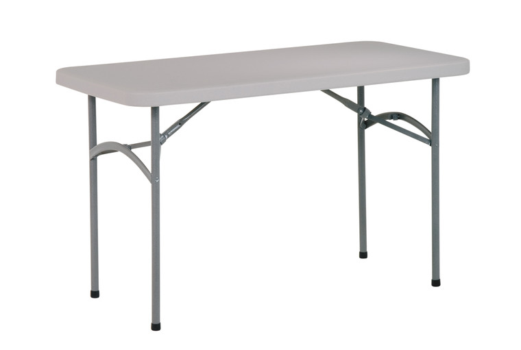 Office Star 4' Resin Multi Purpose Table - Light Grey BT04Q