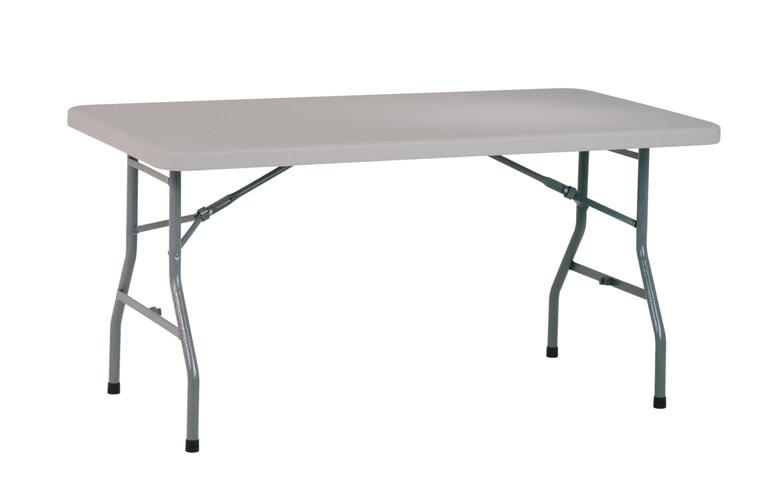 Office Star 5' Resin Multi Purpose Table - Light Grey BT05Q