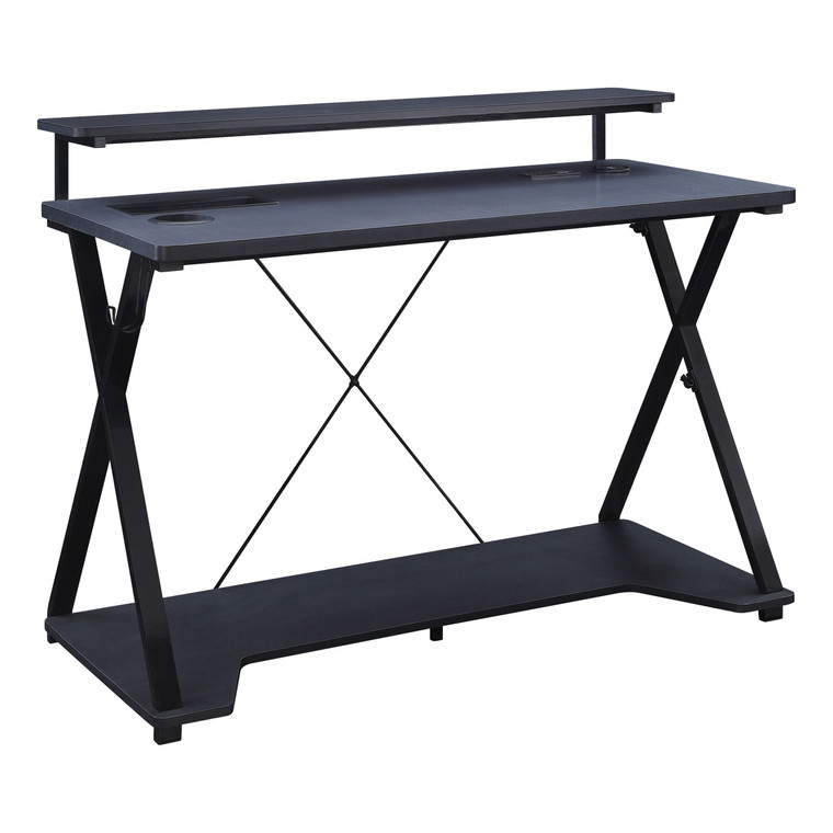 Office Star Checkpoint Gaming Desk - Black / Carbon CKP4824GD