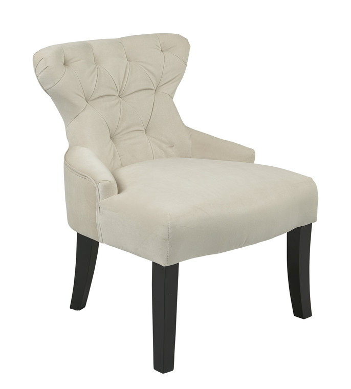 Office Star Curves Hour Glass Accent Chair - Oyster CVS26-X12