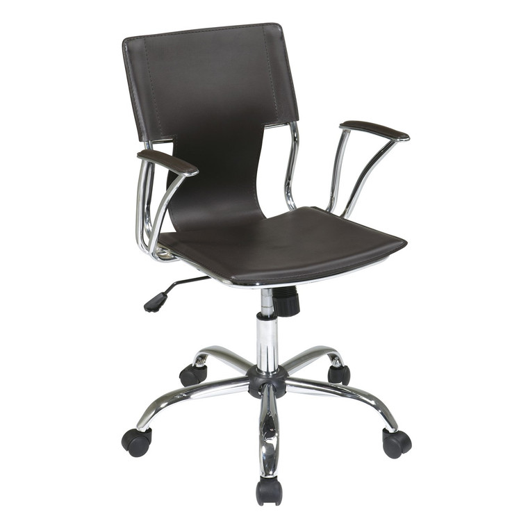 Office Star Dorado Office Chair - Espresso DOR26-ES