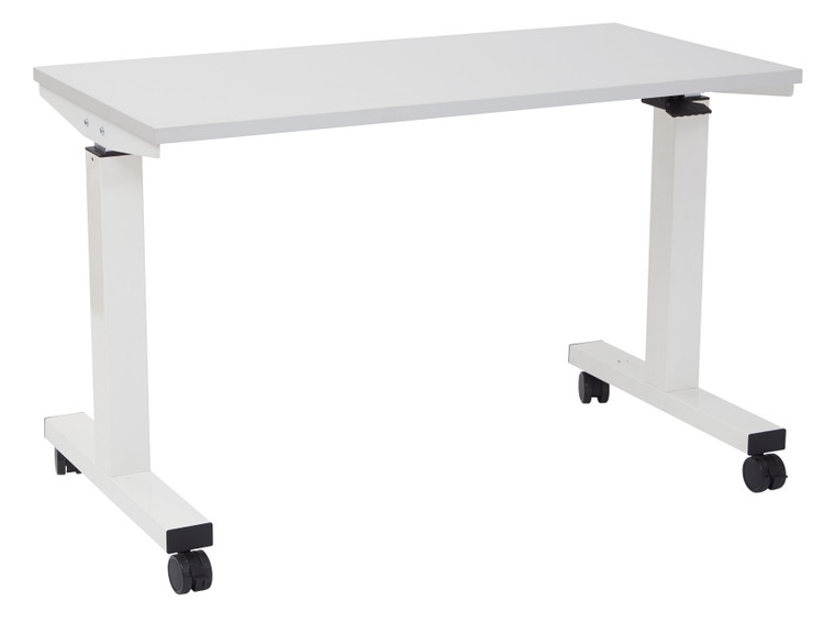 Office Star 4 Ft. Wide Height Adjustable Table - White HAT60241-1