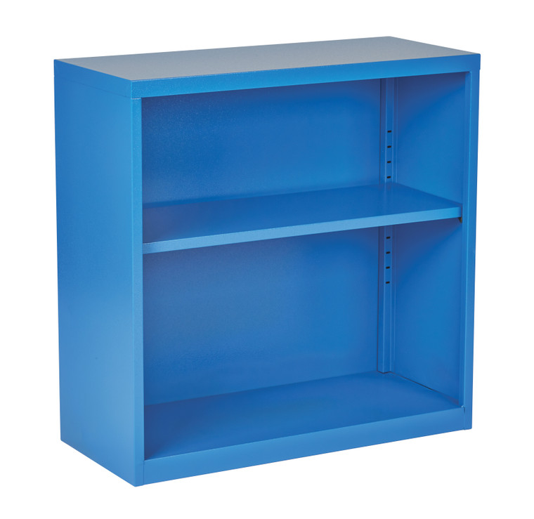 Office Star Metal Bookcase - Blue HPBC7