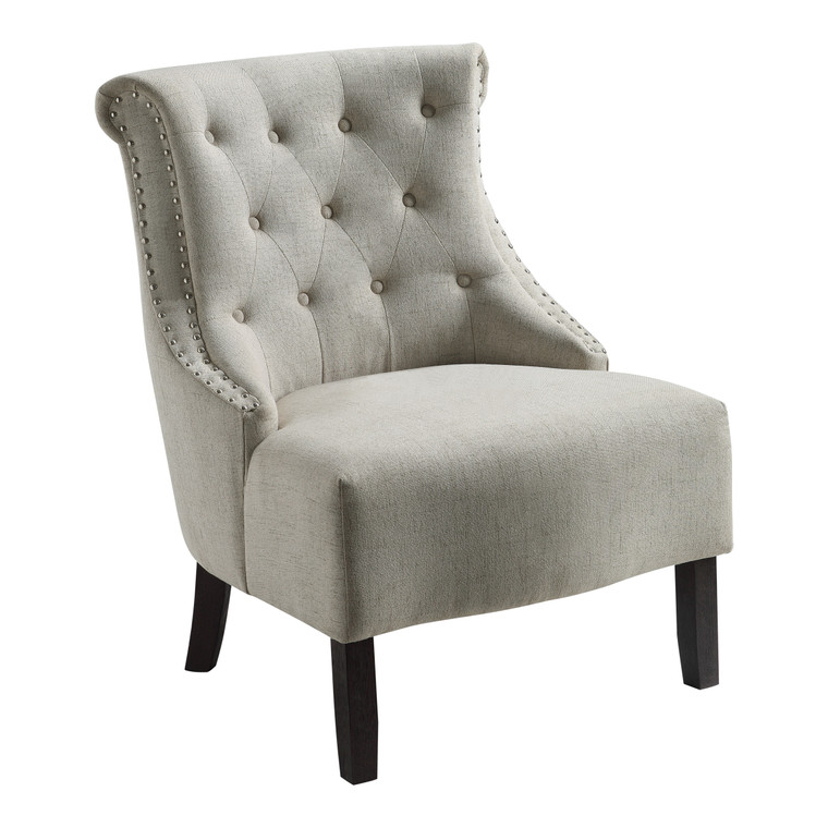Office Star Evelyn Tufted Chair In Linen Fabric - Linen SB586-L45