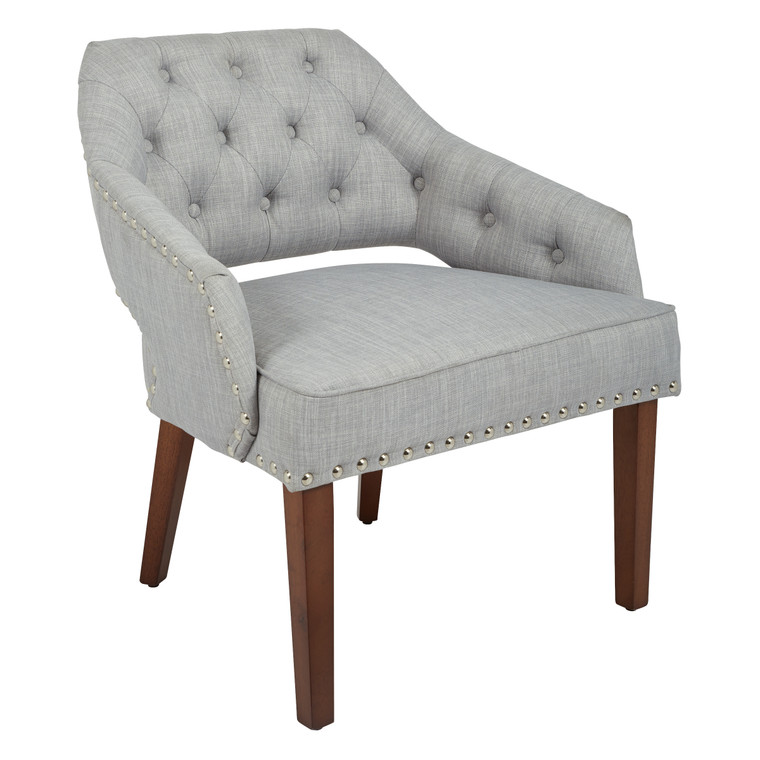 Office Star Milford Dove Fabric Chair - Milford Dove WD483-M24