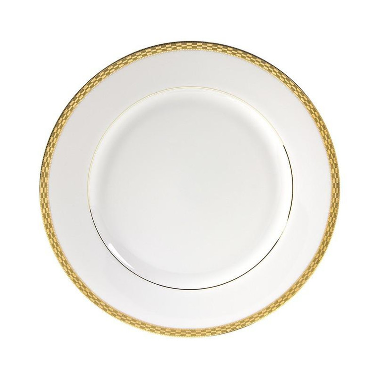 10 Strawberry Street Athens 10.75" Gold Dinner Plates-Pack of 2 - ATH-1G