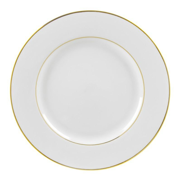 10 Strawberry Street Gold Double Line 12.25" Charger Plates- Pack Of 12 GLD0024