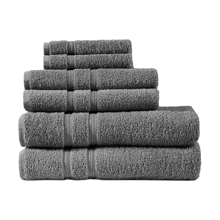 Aegean 100% Turkish Cotton 6 Piece Towel Set 5DS73-0233 By Olliix