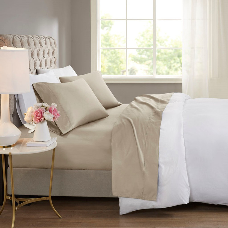 600 Thread Count Cooling Cotton Rich Sheet Set KingBR20-1913 By Olliix