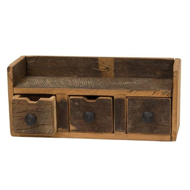 Three Drawer Cupboard GMP07 By CWI Gifts