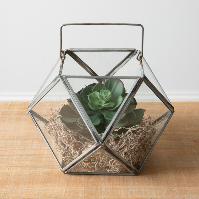 CTW Home Geometric Open Terrarium 370412