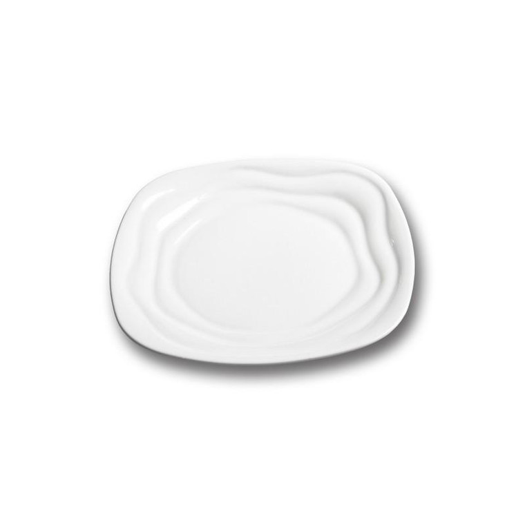 10 Strawberry Street Ripples 9" Square Side Plates-Pack of 3 - P4308
