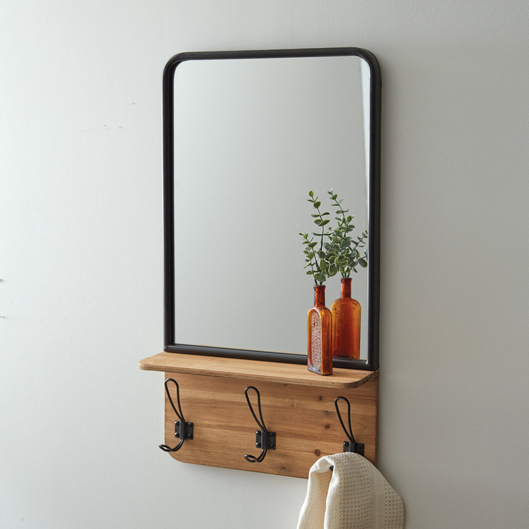 CTW Home Soho Industrial Wall Mirror 530377