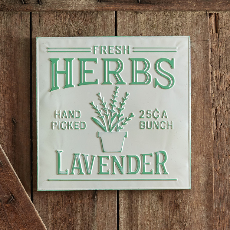 CTW Home Lavender Herbs Sign 770450