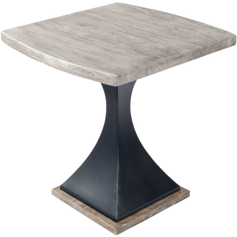 Butler Lidiya Gray Wood & Metal End Table 5459025