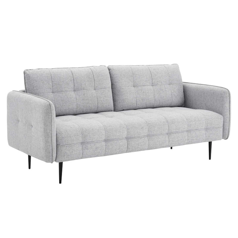 Cameron Tufted Fabric Sofa EEI-4451-LGR By Modway Furniture