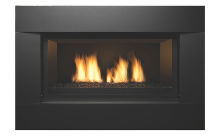 36" Natural Gas Direct Vent Linear Fireplace NEWCOMB-36-NG By Amantii