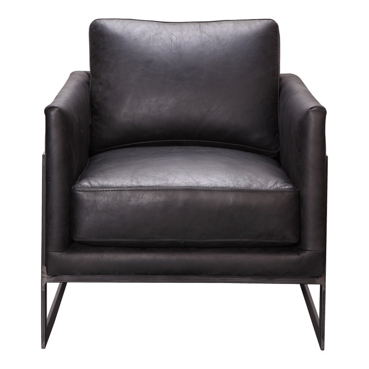 Moes Home Luxley Club Chair Black PK-1082-02