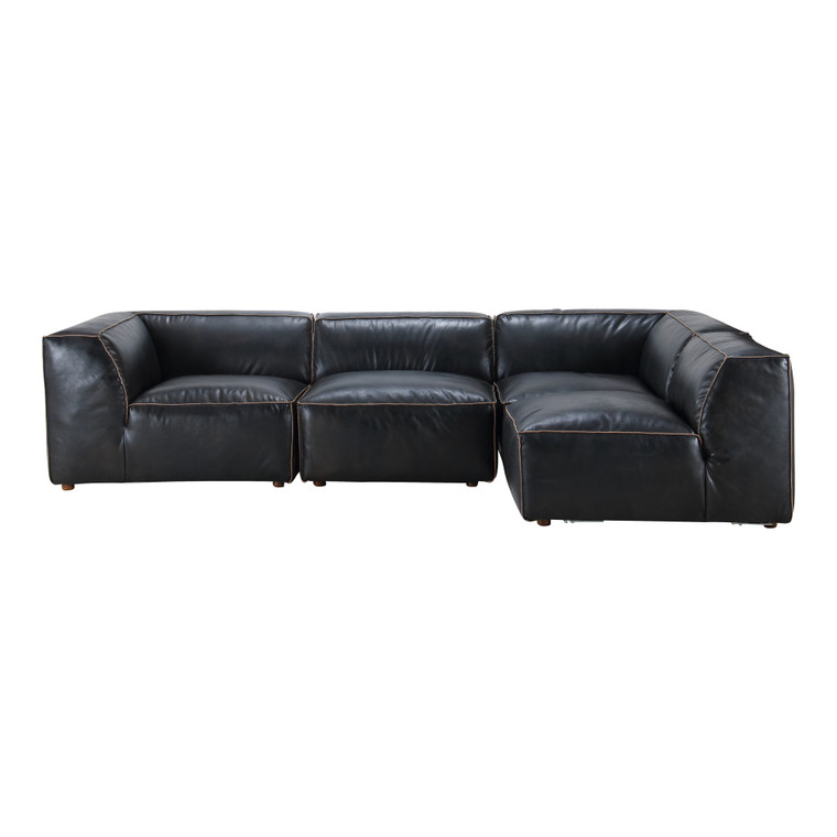 Moes Home Luxe Signature Modular Sectional Antique Black QN-1022-01