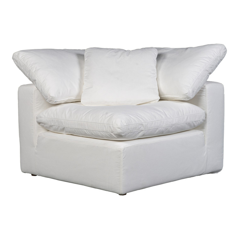 Moes Home Terra Condo Corner Chair Livesmart Fabric Cream YJ-1012-05