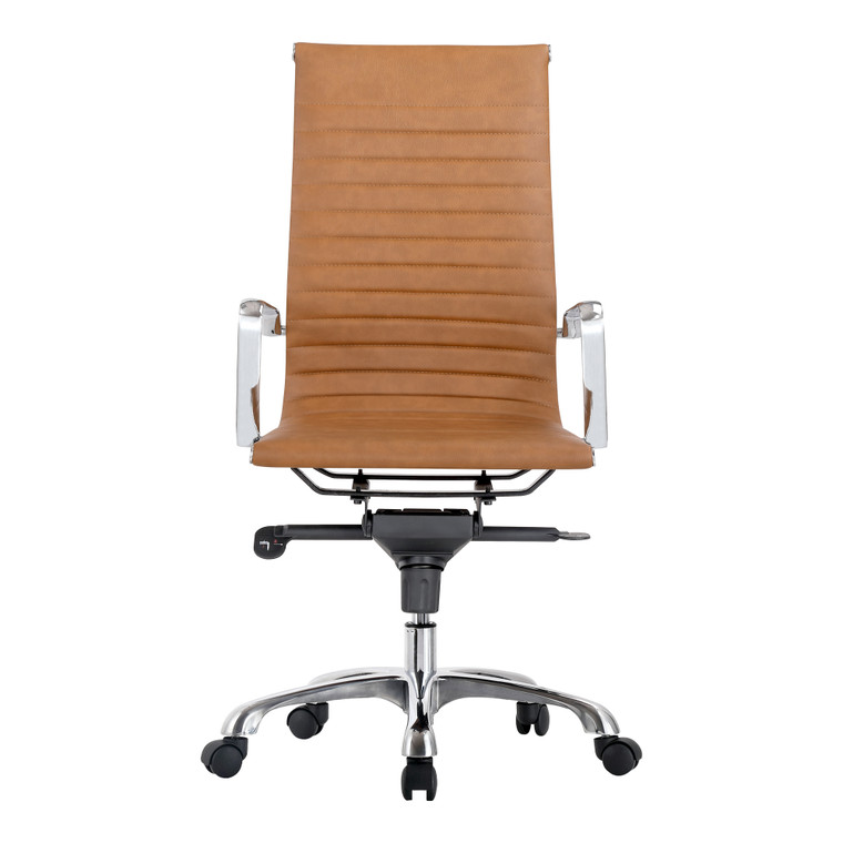 Moes Home Omega Swivel Office Chair High Back Tan ZM-1001-40