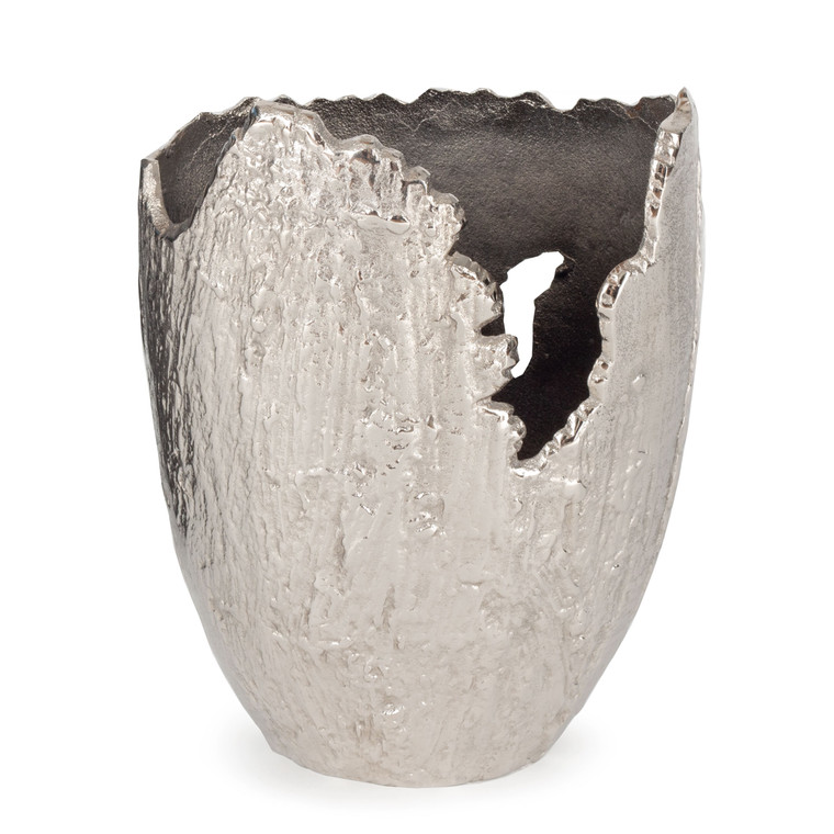 Vertuu Shale Vase Small, Nickel 04-00907