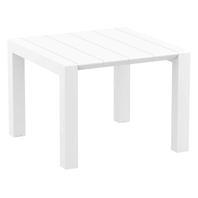 Compamia Vegas Dining Table 39" To 55" Extendable Table Wicker White ISP772-WH