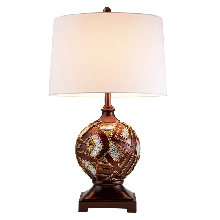 Ore International 29.75" Polymosaic Table Lamp K-4280T