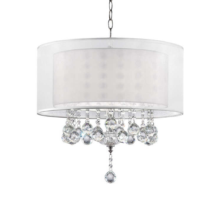 Ore International 19" Moiselle Crystal Ceiling Lamp K-5149H