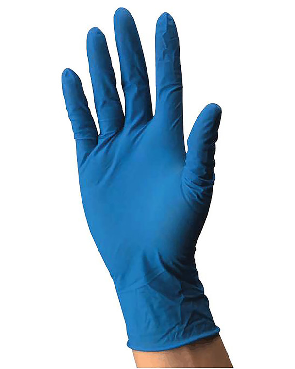 Ore International 100Pcs Powder Free Nitrile Examination Blue Gloves-S ORE-GLOVE-S