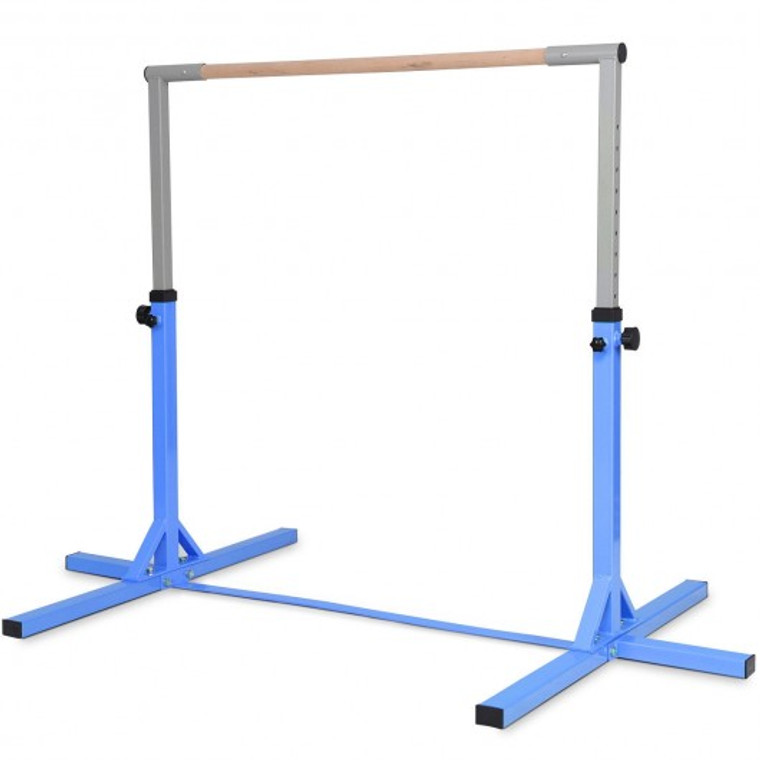 Adjustable Gymnastics Horizontal Bar For Kids-Blue SP37169BL