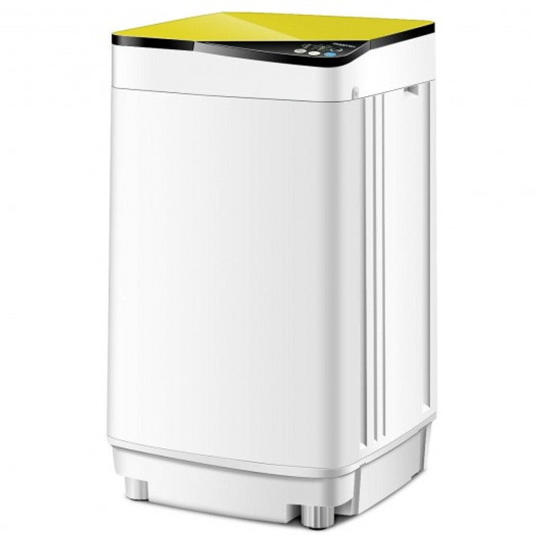 Full-Automatic Washing Machine 10 Lbs Washer / Spinner Germicidal-Yellow EP24708YE