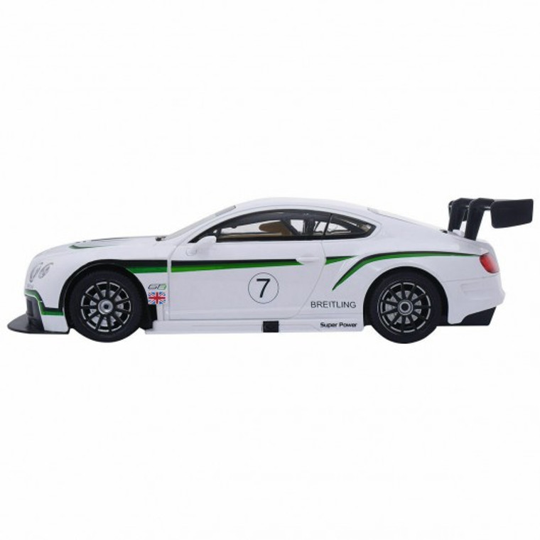 1/14 Bentley Licensed Electric Radio Rc Car With  Lights-White TY561382WH