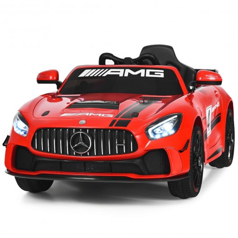 12V Mercedes Benz Amg Licensed Kids Ride On Car-Red TY327800RE