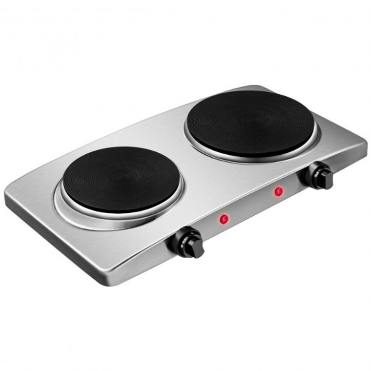 1800W Double Hot Plate Electric Countertop Burner EP24636US