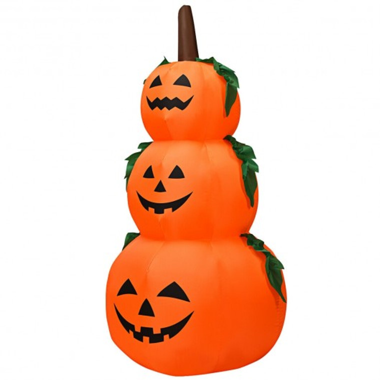 6Ft Halloween Inflatable Stacked Pumpkins CM22878US