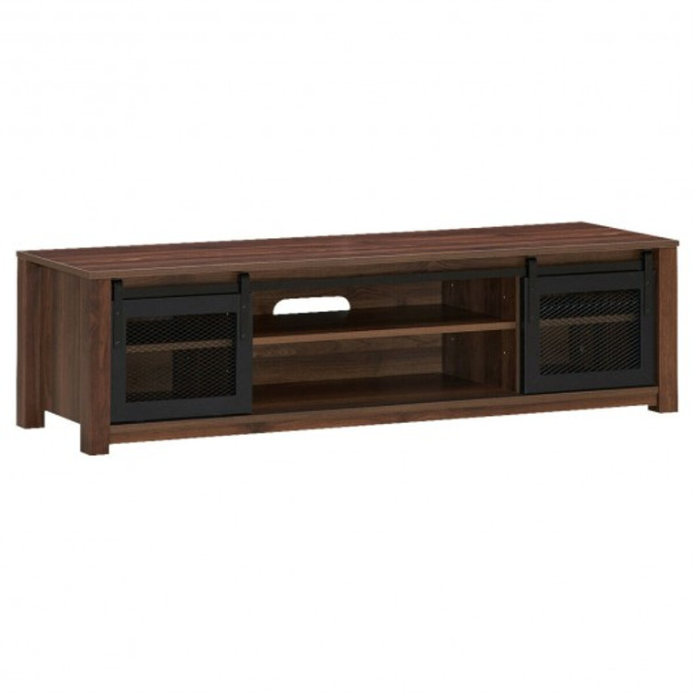 Tv Stand Entertainment Center For Tv'S Up To 65" -Coffee HW64462CF