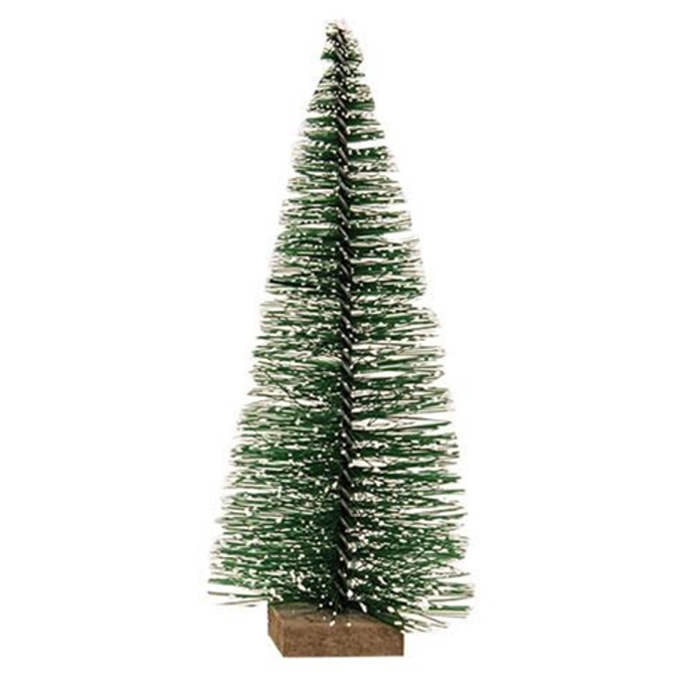 *Snowy Bottle Brush Tree 6" F17919 By CWI Gifts