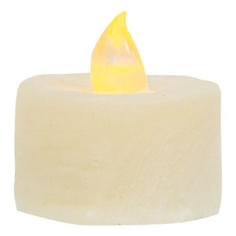6/Pkg Ivory Led Tealights G84819 By CWI Gifts