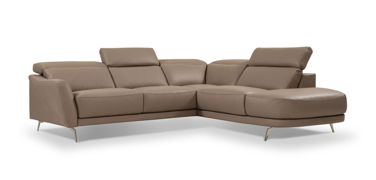 J&M I730 Sectional Rhf Chaise Taupe 17387-RHFC