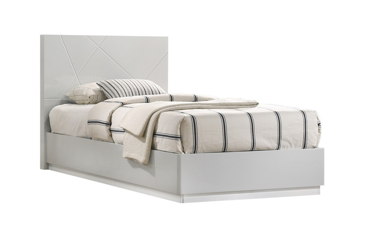 J&M Naples Grey Twin Bed 17122-T